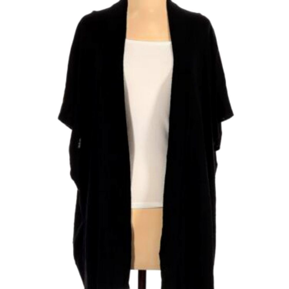 Joan‎ Vass S/S Open Front Cardigan